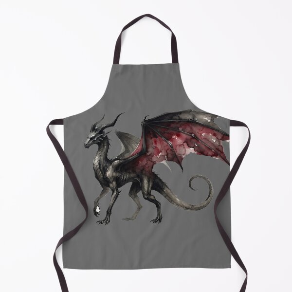 Item preview, Gothic Dragon Minimalist Dark Academia Watercolor designed and sold by GrabaHuk.