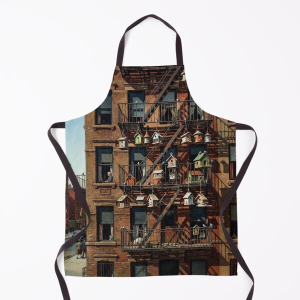 Item preview, City Fire Escapes With Bird Houses And Bird Feeders designed and sold by Home Decor Art.