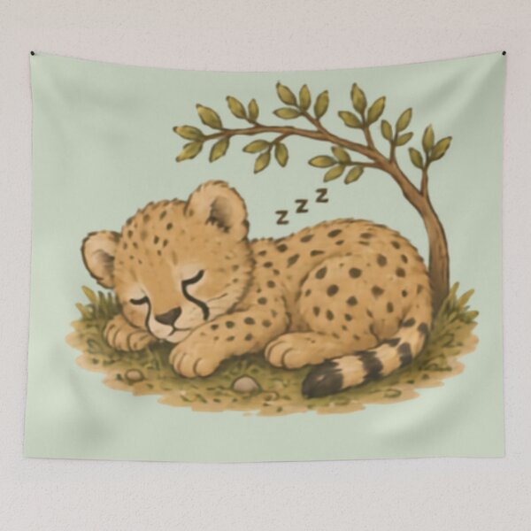 Item preview, Nap Time Cheetah Cub designed and sold by MellowMunchkins.