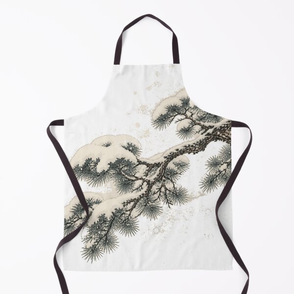 Item preview, Japanese pine covered in snow | Japanese Design designed and sold by JapanMemoir.