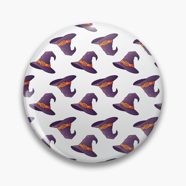Item preview, Purple Witch Hat Halloween Seamless Pattern – Spooky Witchy Design designed and sold by BigDigital.