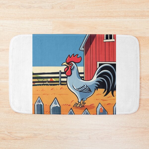 Item preview, Art - Decorative Rooster, American Folk Art Illustration designed and sold by World-Pets.