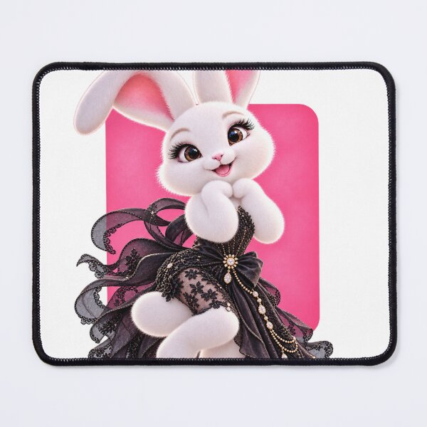 Item preview, Elegant Bunny in Black Lace designed and sold by LiMarchee.