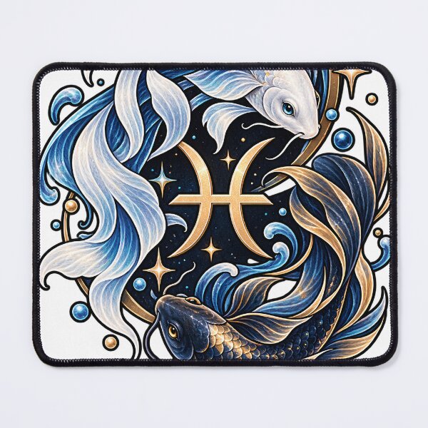 Item preview, Celestial Fishes – Symbol of the Zodiac Pisces designed and sold by teamzeta.