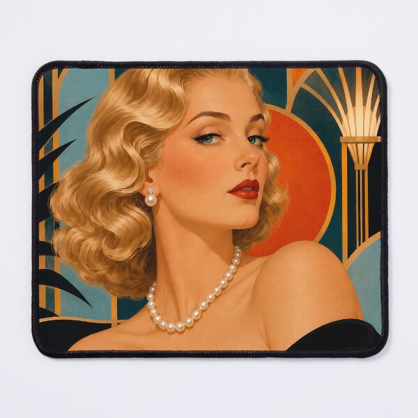 Item preview, Wall Art - Postcard - Deco Pearl Elegance designed and sold by ForeverPrintsOK.