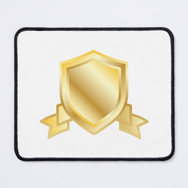 Item preview, Golden Shield Crest Blank Emblem Luxury Heraldic Badge designed and sold by VectorForge Studio.