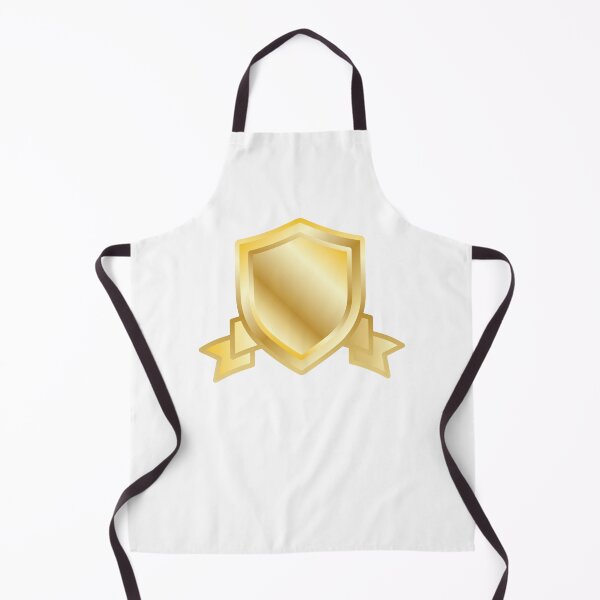 Item preview, Golden Shield Crest Blank Emblem Luxury Heraldic Badge designed and sold by VectorForge Studio.