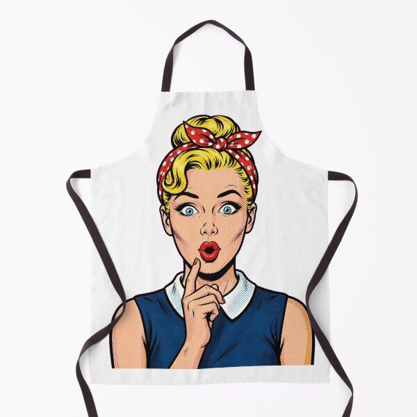 Item preview, Pop Art Surprised Girl Retro Vintage designed and sold by cozymood2026.