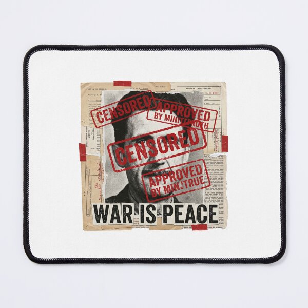 Item preview, George Orwell Collage - Dystopian Literature Art designed and sold by OzzFrequency.