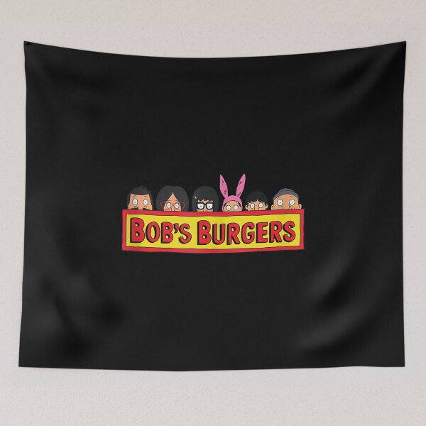 Item preview, Bob'ss Burgers Belcher Family Peeking Logo Tank Top designed and sold by Polaroideffect ⭐⭐⭐⭐⭐(968).