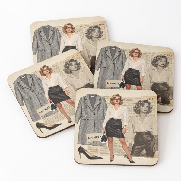 Item preview, Retro Fashion Editorial – Vogue Style Glow designed and sold by FotoworldEdel.