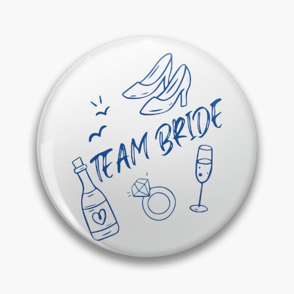 Item preview, Team Bride Doodle Art Bachelorette Party High Heels & Champagne designed and sold by BrownHorse90s.