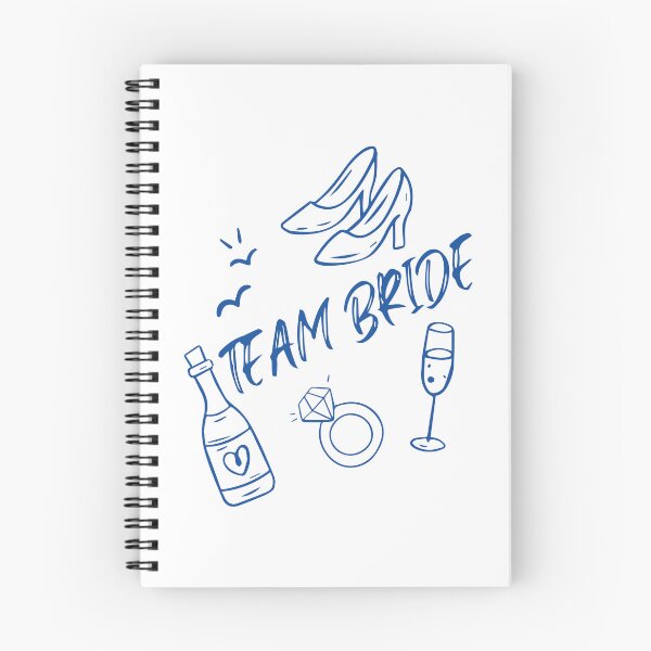 Item preview, Team Bride Doodle Art Bachelorette Party High Heels & Champagne designed and sold by BrownHorse90s.