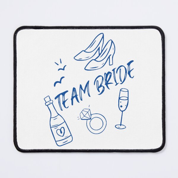 Item preview, Team Bride Doodle Art Bachelorette Party High Heels & Champagne designed and sold by BrownHorse90s.