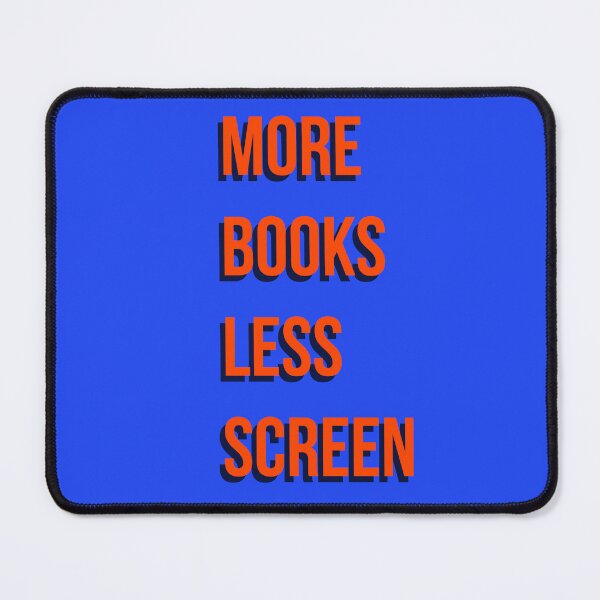 Item preview, More Books Less Screen Time Retro Reading Advocate Graphic designed and sold by Quote Chaos.