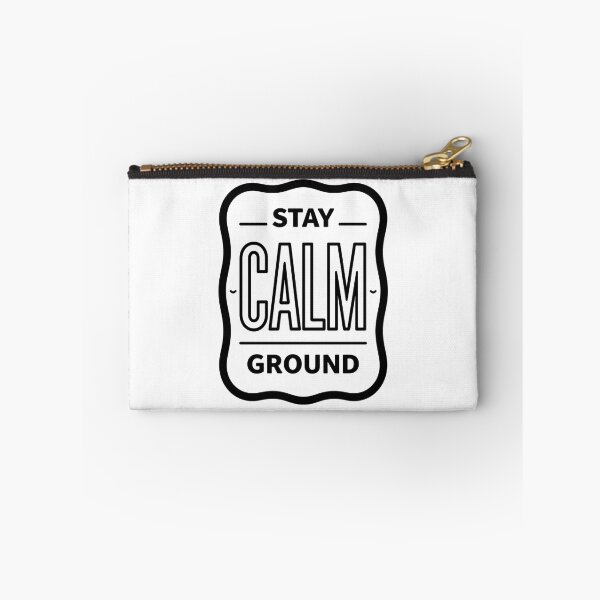 Item preview, Stay Calm Ground Inspirational T-Shirt Design designed and sold by FestivityFinds.