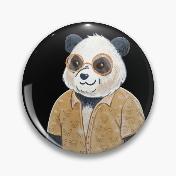 Item preview, Stylish Panda on Summer Vacation designed and sold by DanuskaArt.