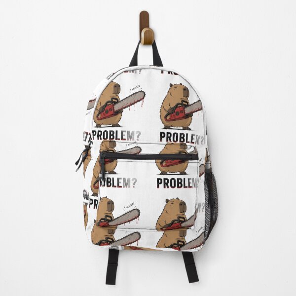 Item preview, Problem Capybara Chainsaw Funny Dark Humor Meme designed and sold by DesignEpic22.