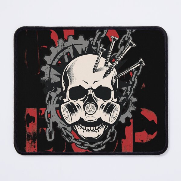 Item preview, Biohazard Metal Skull Punk Grunge Artwork designed and sold by Artsformore.