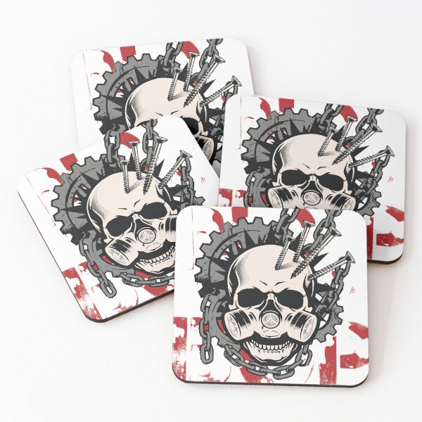 Item preview, Biohazard Metal Skull Punk Grunge Artwork designed and sold by Artsformore.