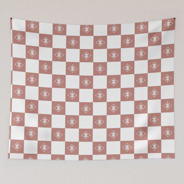 Item preview, Terracotta Lotus Floral Pattern | Minimal Floral Geometric Design designed and sold by Little Dora Art.
