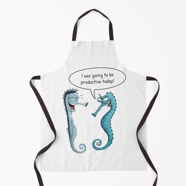 Item preview, Funny Seahorse Productivity Procrastination designed and sold by FMproject.