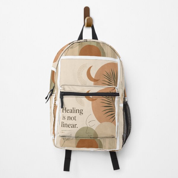 Item preview, Healing Is Not Linear Boho Mental Health Art designed and sold by Timeless Junction.