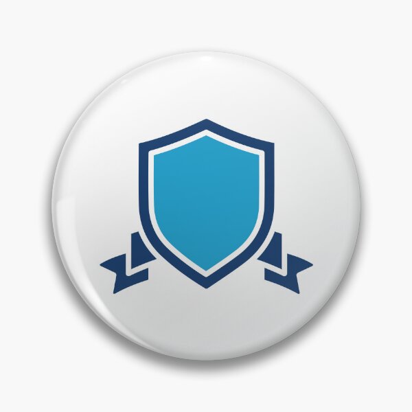 Item preview, Blue Shield Crest Blank Emblem Heraldic Badge designed and sold by VectorForge Studio.