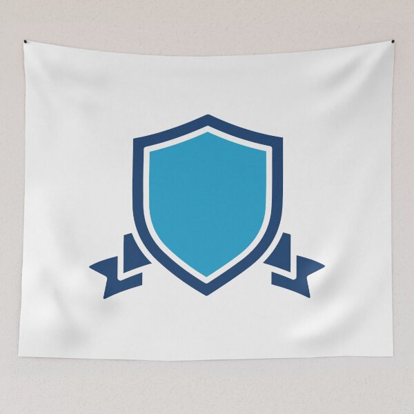Item preview, Blue Shield Crest Blank Emblem Heraldic Badge designed and sold by VectorForge Studio.