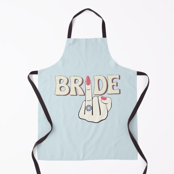 Item preview, Funny Retro Bride Middle Finger Engagement Ring Bachelorette designed and sold by BrownHorse90s.