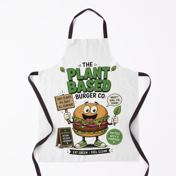 Item preview, Plant Based Burger Co Funny Vegan Food Lover Design. designed and sold by The-T-In-Retro.