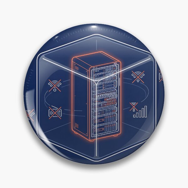 Item preview, Air Gapped System Physically Unreachable Cyber Security designed and sold by ThirdShiftLab.