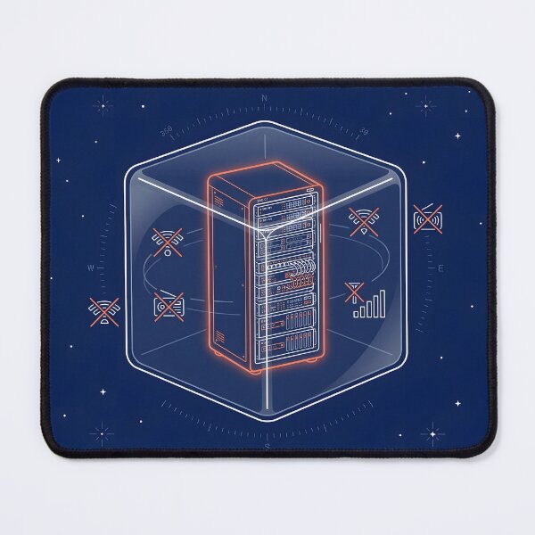 Item preview, Air Gapped System Physically Unreachable Cyber Security designed and sold by ThirdShiftLab.