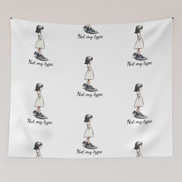 Item preview, Not My Type | Oversized Sneakers Minimalist Gift Idea designed and sold by FMproject.