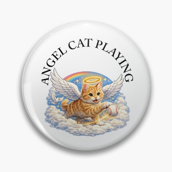 Item preview, Angel Cat Playing designed and sold by MR4me.