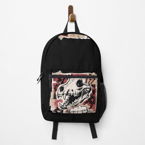 Item preview, Anarchy Punk Wolf Skull Industrial Grunge Art designed and sold by Artsformore.