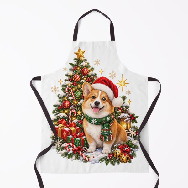 Item preview, Festive Corgi in a Magical Christmas Wonderland designed and sold by Kolibra.