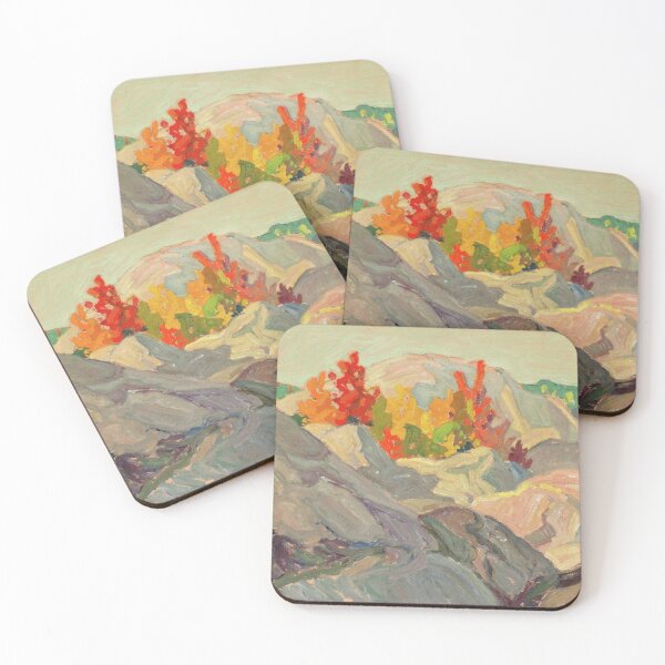 Item preview, Autumn Foliage Against Grey Rock designed and sold by tomorrowsart.