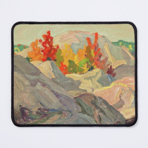 Item preview, Autumn Foliage Against Grey Rock designed and sold by tomorrowsart.