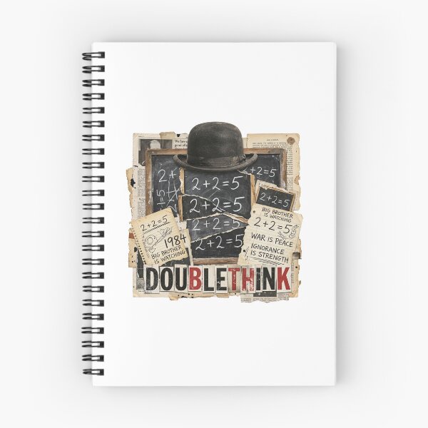 Item preview, George Orwell Dystopian Literature Art designed and sold by OzzFrequency.