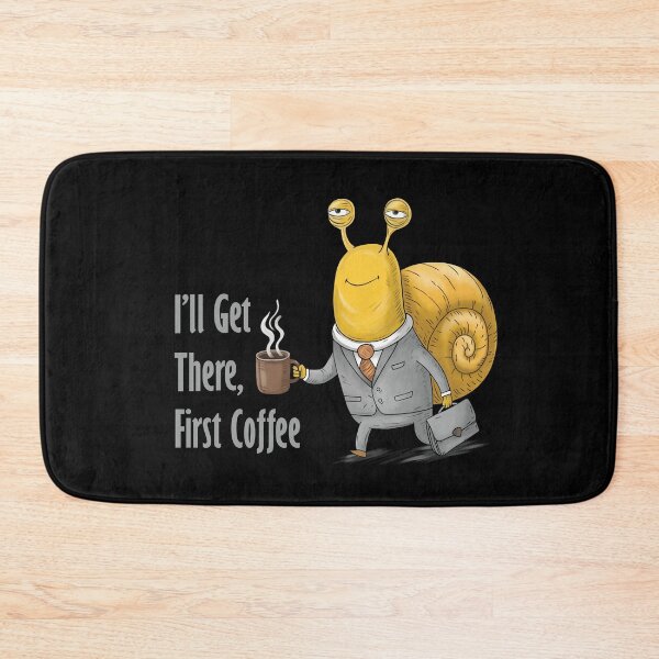 Item preview, Snail with Coffee | Slow Progress Gift designed and sold by FMproject.