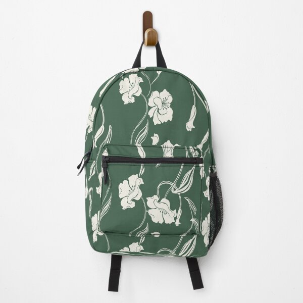 Item preview, Forest Green Minimalist Floral Vine Pattern designed and sold by Aniko Tulipan.