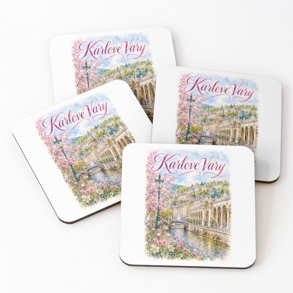 Item preview, Karlove Vary Czechia - Czech republic whimsical watercolor designed and sold by TravelMarvel.