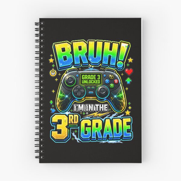 Item preview, Bruh! I'm in the 3rd Grade Gamer Back to School  designed and sold by WeirdlyMild.