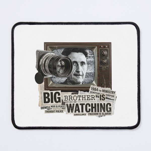 Item preview, George Orwell Dystopian Literature Art designed and sold by OzzFrequency.