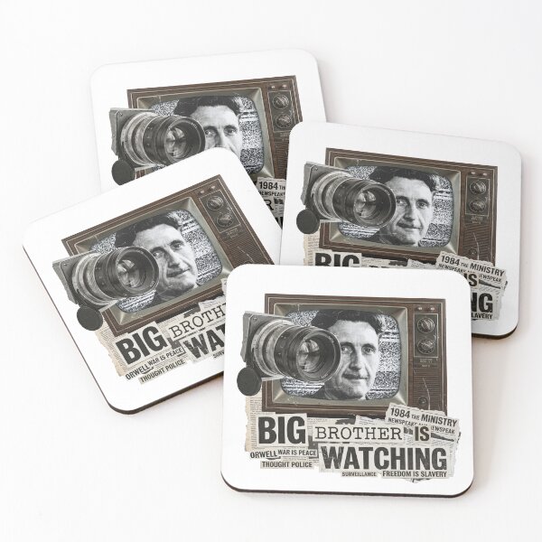 Item preview, George Orwell Dystopian Literature Art designed and sold by OzzFrequency.