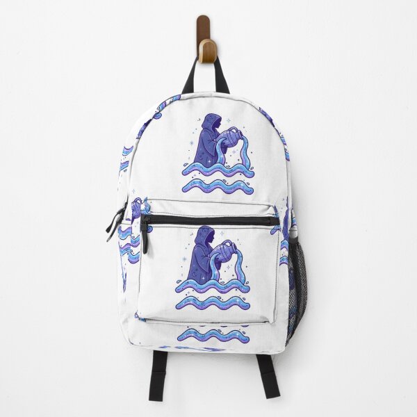 Item preview, Aquarius Water Bearer Modern Illustration designed and sold by Zodiac Celestial Art.