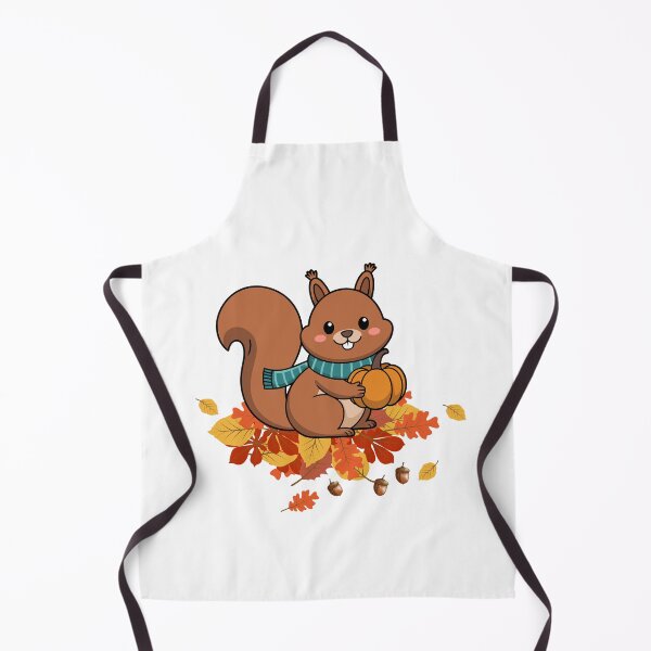 Item preview, Cute Squirrel with Pumpkin – Whimsical Autumn Fall Illustration designed and sold by BigDigital.