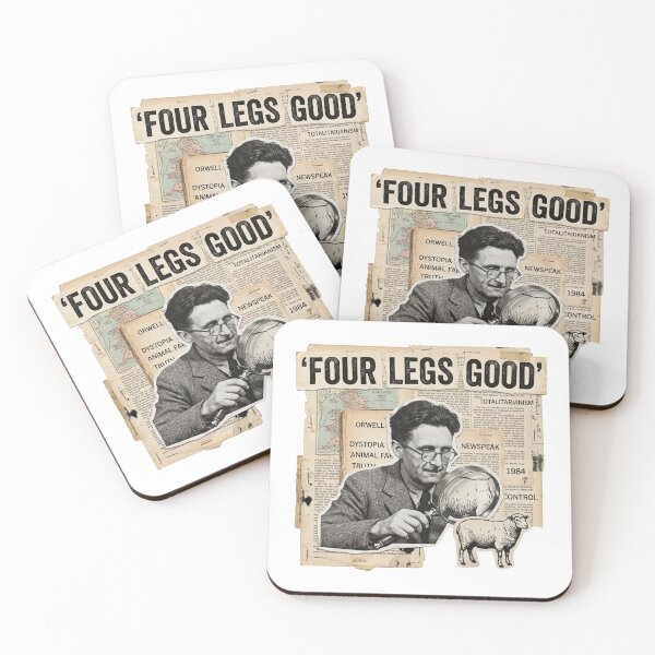 Item preview, George Orwell | Four Legs Good designed and sold by OzzFrequency.