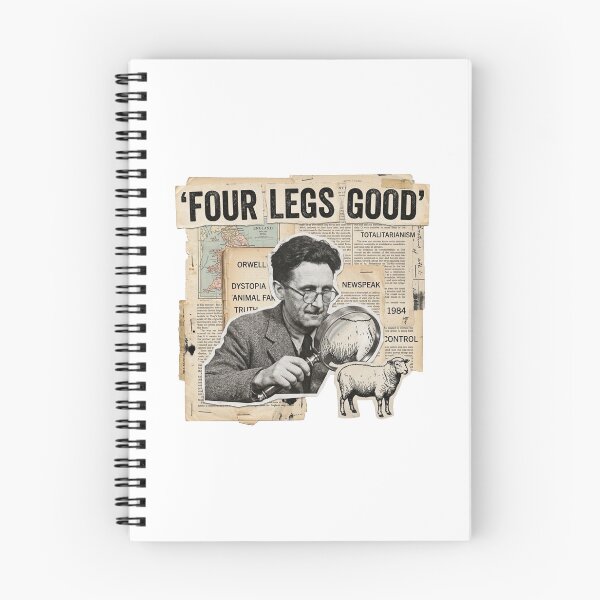 Item preview, George Orwell | Four Legs Good designed and sold by OzzFrequency.